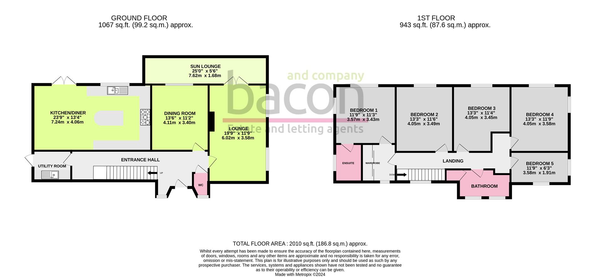 Floor Plan | House - Detached | 9 Greyfriars Close, Worthing | For Sale